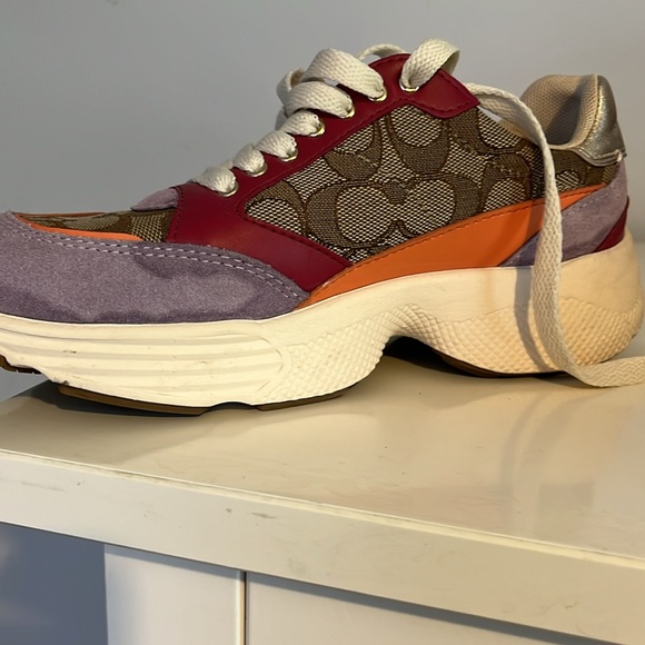 Coach colorful sneakers. - Picture 3 of 14